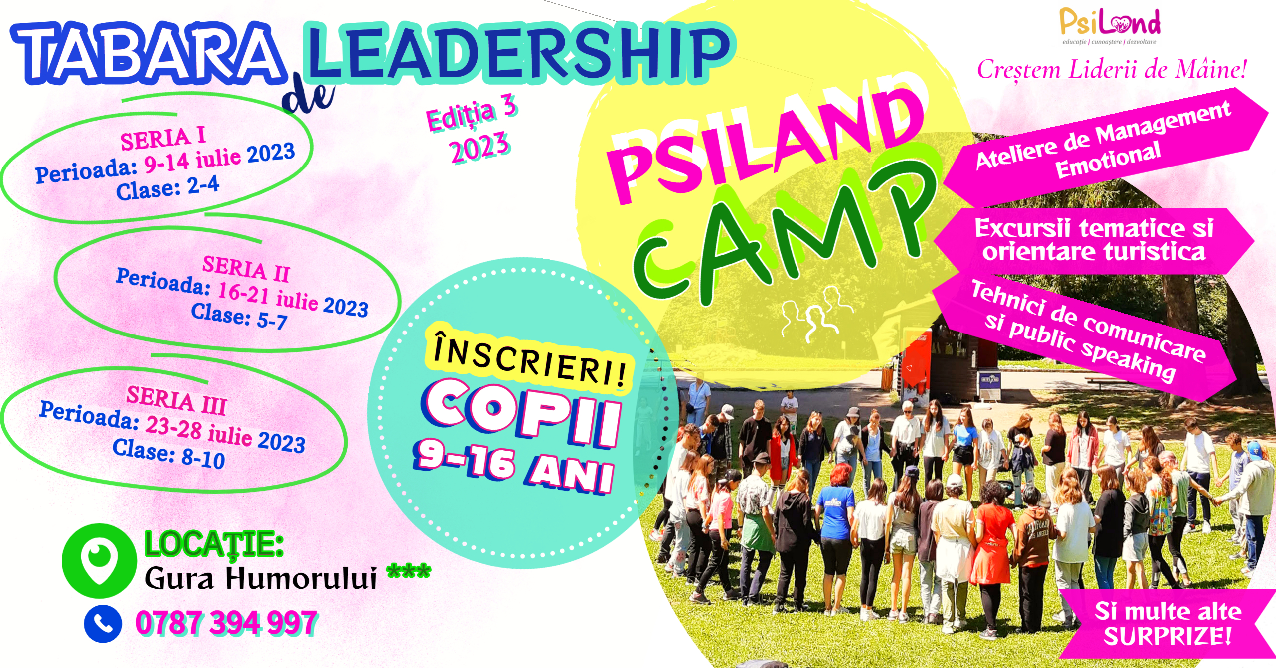 Tabere de Leadership - PsiLand Camp